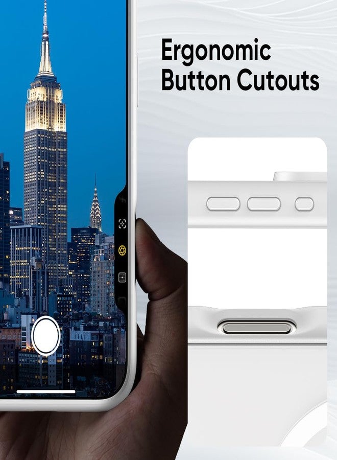 FLOLAB Surtect Tri-Fusion Magnetic for iPhone 16 Pro Max Case Protective Slim Design Magsafe Compatible Military Grade - White Clear Matte Translucent - Image 2